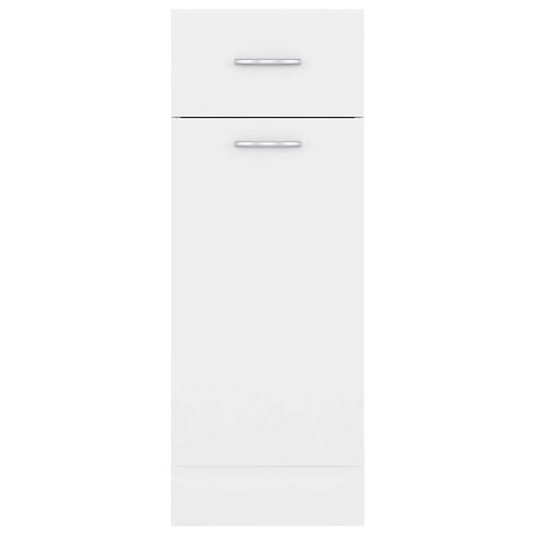 VIDAXL - vidaXL Armoire de plancher à tiroir "Lyon" Blanc 30x46x81,5cm - large