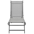 VIDAXL - vidaXL Chaises longues lot de 2 Textilène et acier - vignette