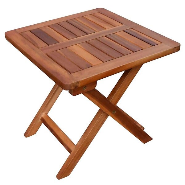 VIDAXL - vidaXL Chaises longues lot de 2 avec table Bois d'acacia solide - large