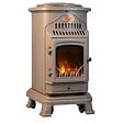 UNIVERSAL - Poêle à gaz Fonte véritable 3.4KW MARRON Miel Effet feu de bois Provence Sahara - vignette