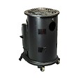 INTEC - Pack de 2 Poêles à gaz Noir Provence en fonte 3,4KW Effet feu Chauffage d'appoint gaz sur roues - vignette