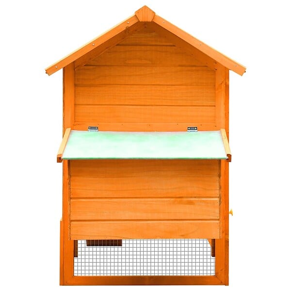 VIDAXL - vidaXL Poulailler Bois de pin massif et sapin 170x81x110 cm - large