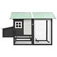 VIDAXL - vidaXL Poulailler Gris 170x81x110 cm Bois de pin massif et sapin - vignette