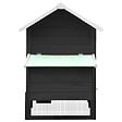 VIDAXL - vidaXL Poulailler Gris 170x81x110 cm Bois de pin massif et sapin - vignette