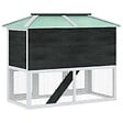 VIDAXL - vidaXL Cage double pour animaux Bois - vignette