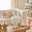 ATMOSPHERA - PLAID FOUR TILDE BLANC 130X180 - vignette