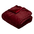 ATMOSPHERA - Plaid fourrure rouge 130x180cm - vignette
