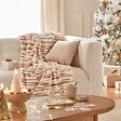 ATMOSPHERA - Plaid texture bicolore 130x180 - vignette