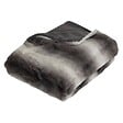 ATMOSPHERA - Plaid fourrure "Grizzli" 120x160 gris - vignette