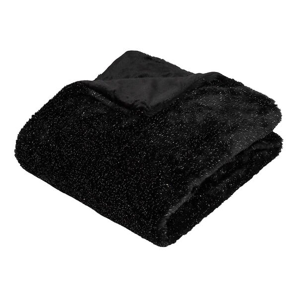 ATMOSPHERA - PLAID FOUR TILDE NOIR 130X180 - large