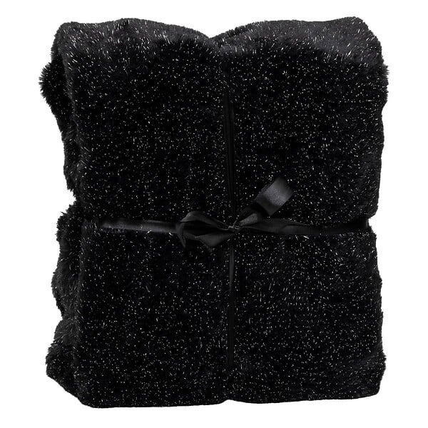 ATMOSPHERA - PLAID FOUR TILDE NOIR 130X180 - large