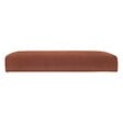 ATMOSPHERA - 2 en 1 Pouf pliant et coffre de rangement Velours Ambre 38 x 38 cm - vignette