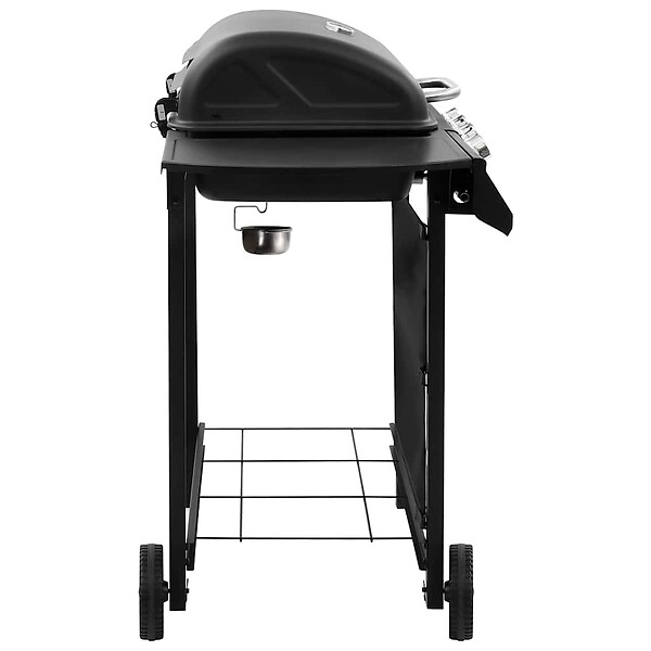 VIDAXL - vidaXL Barbecue gril à gaz avec 4 brûleurs Noir - large