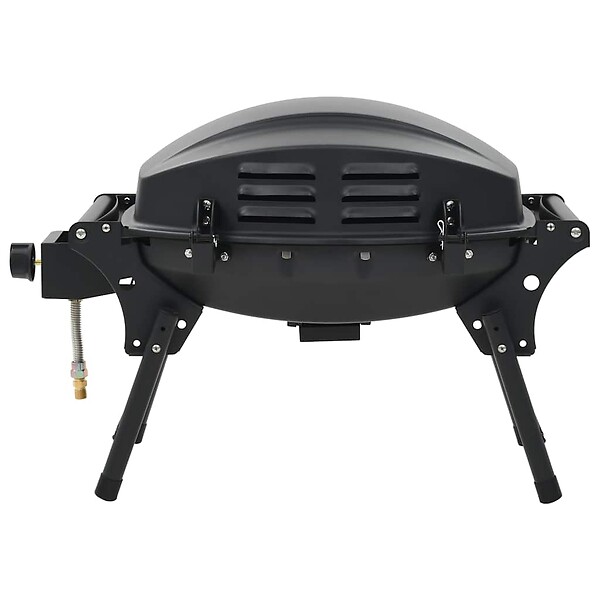 VIDAXL - vidaXL Barbecue à gaz portatif avec zone de cuisson Noir - large