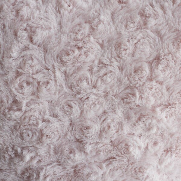 ATMOSPHERA - Coussin Coeur Bouclette Rose - large
