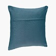 ATMOSPHERA - Coussin déhoussable en Coton Bleu canard 38 x 38 cm - vignette