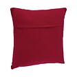 ATMOSPHERA - Coussin déhoussable en Coton Rouge 38 x 38 cm - vignette