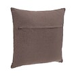 ATMOSPHERA - Coussin déhoussable en Coton Taupe 38 x 38 cm - vignette