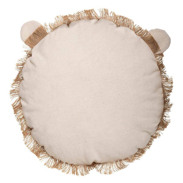 ATMOSPHERA - Coussin décoratif Lion avec Franges D 38 cm déco enfant - large