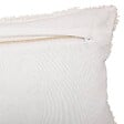 ATMOSPHERA - Housse de coussin en Coton Ivoire et Beige Lin tufté 30 x 50 cm - vignette