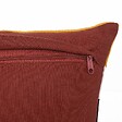 ATMOSPHERA - Coussin décoratif déhoussable en coton motifs brodés Multicolore 30 x 50 cm - vignette