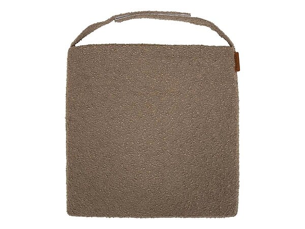 HESPERIDE - Galette de chaise Solfia 40 x 40 cm café - Hespéride - large