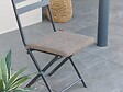 HESPERIDE - Galette de chaise Solfia 40 x 40 cm café - Hespéride - vignette
