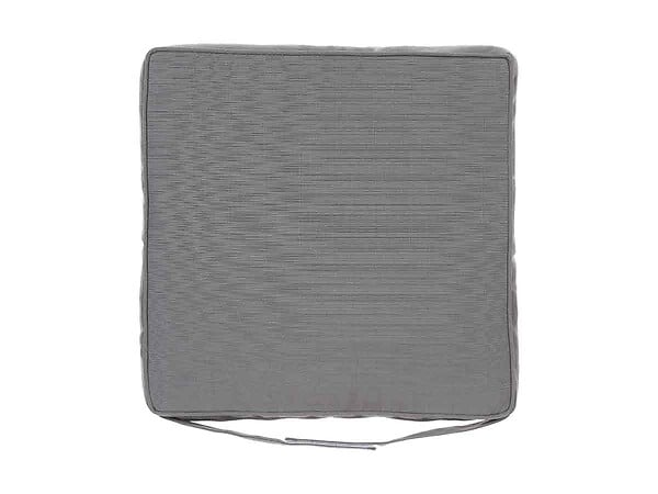 HESPERIDE - Galette de chaise de jardin 40 x 40 cm Ardoise - Hespéride - large