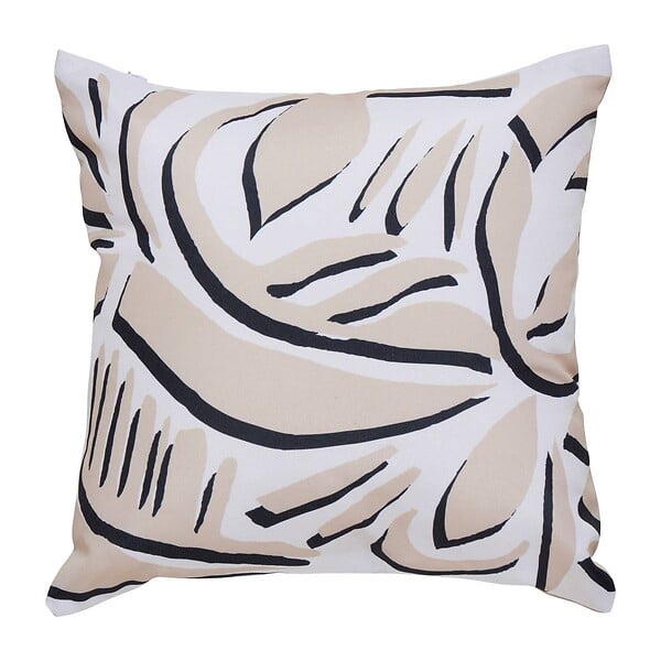 ATMOSPHERA - Housse de coussin d'extérieur Tileo 40x40cm déperlant beige - large