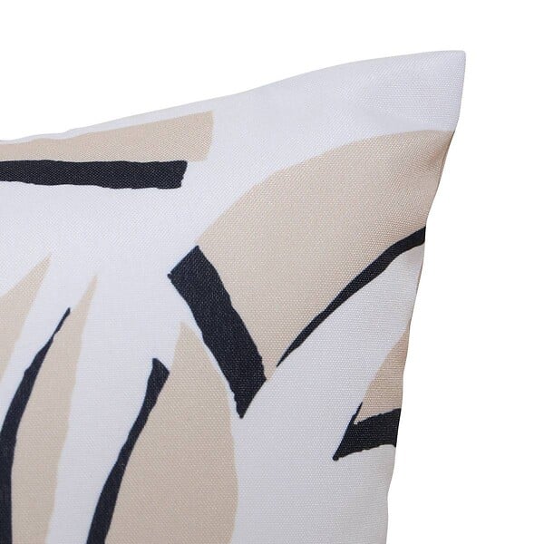 ATMOSPHERA - Housse de coussin d'extérieur Tileo 40x40cm déperlant beige - large