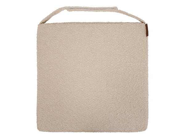 HESPERIDE - Galette de chaise Solfia 40 x 40 cm blé - Hespéride - large