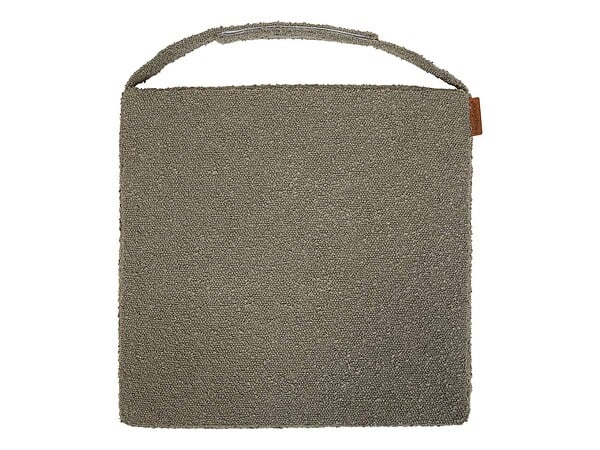 HESPERIDE - Galette de chaise Solfia 40 x 40 cm laurier - Hespéride - large