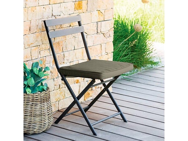 HESPERIDE - Galette de chaise de jardin 40 x 40 cm Laurier - Hespéride - large