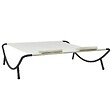 VIDAXL - vidaXL Chaise longue d'extérieur Tissu Crème - vignette