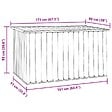 VIDAXL - vidaXL Boîte de rangement de jardin Anthracite 171x99x93 cm - vignette