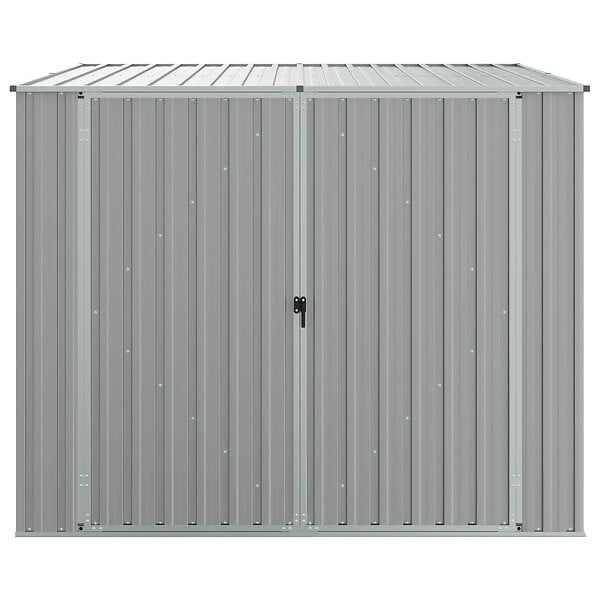 VIDAXL - vidaXL Abri de jardin Gris 195x198x159 cm Acier galvanisé - large