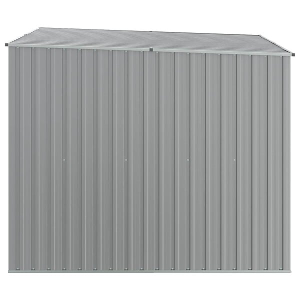 VIDAXL - vidaXL Abri de jardin Gris 195x198x159 cm Acier galvanisé - large