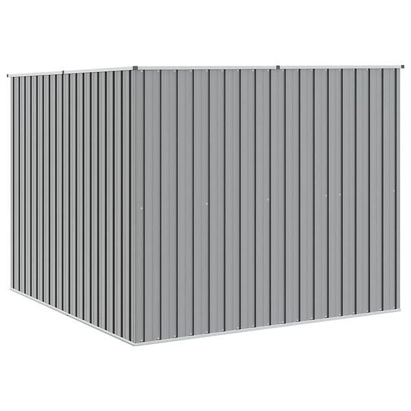 VIDAXL - vidaXL Abri de jardin Gris 195x198x159 cm Acier galvanisé - large