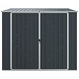 VIDAXL - vidaXL Abri de jardin Anthracite 195x198x159 cm Acier galvanisé - vignette