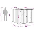 VIDAXL - vidaXL Abri de jardin Anthracite 195x198x159 cm Acier galvanisé - vignette