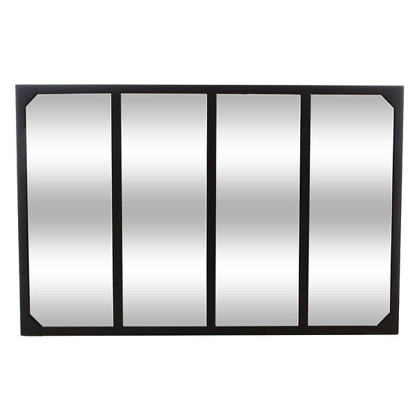 ATMOSPHERA - Miroir d'atelier "Lola" noir 116x76cm - large