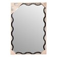 ATMOSPHERA - Miroir vague "Judy" noir 89x59cm - vignette