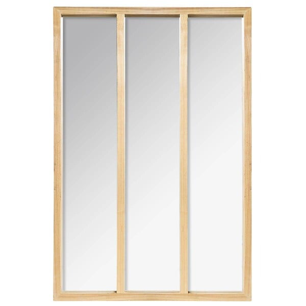 ATMOSPHERA - Miroir "Atelier" bois 76x116cm - large