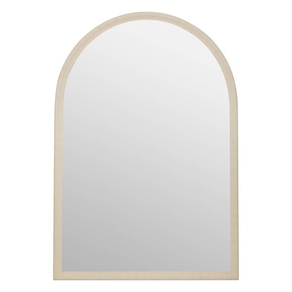 ATMOSPHERA - Miroir mural Calypso gris perle 96x66cm - large