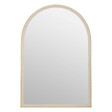 ATMOSPHERA - Miroir mural Calypso gris perle 96x66cm - vignette
