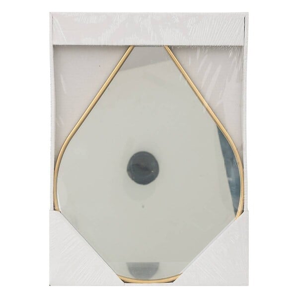 ATMOSPHERA - Miroir mural en métal en forme de Goutte 28 x 39 cm - large