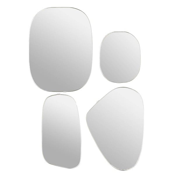 ATMOSPHERA - Miroir mural Roman argent 40x30cm - large