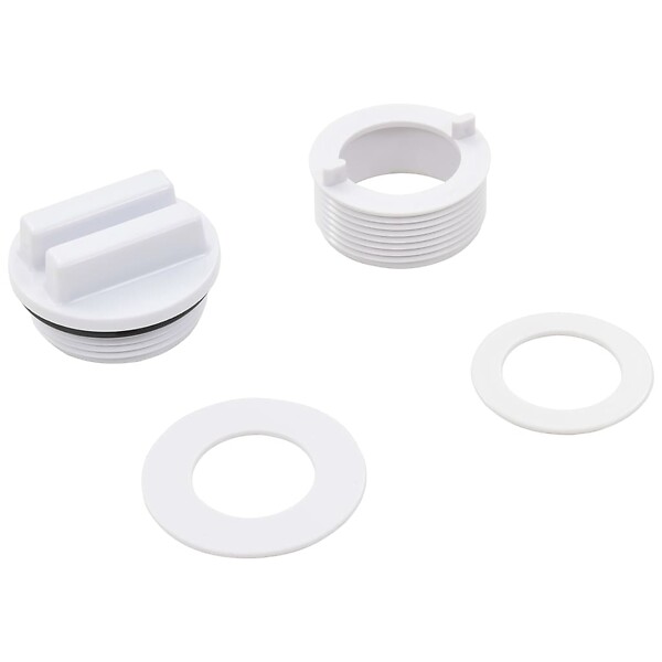 VIDAXL - vidaXL Ensemble de fontaine de piscine 13 pcs Blanc - large