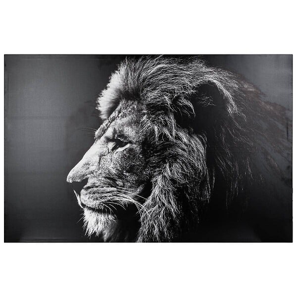 ATMOSPHERA - Toile imprimée lion 78x118cm - large