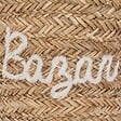 ATMOSPHERA - Panier de rangement osier & broderie blanche chambre enfant - vignette